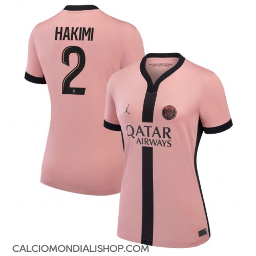 Maglie da calcio Paris Saint-Germain Achraf Hakimi #2 Terza Maglia Femminile 2024-25 Manica Corta